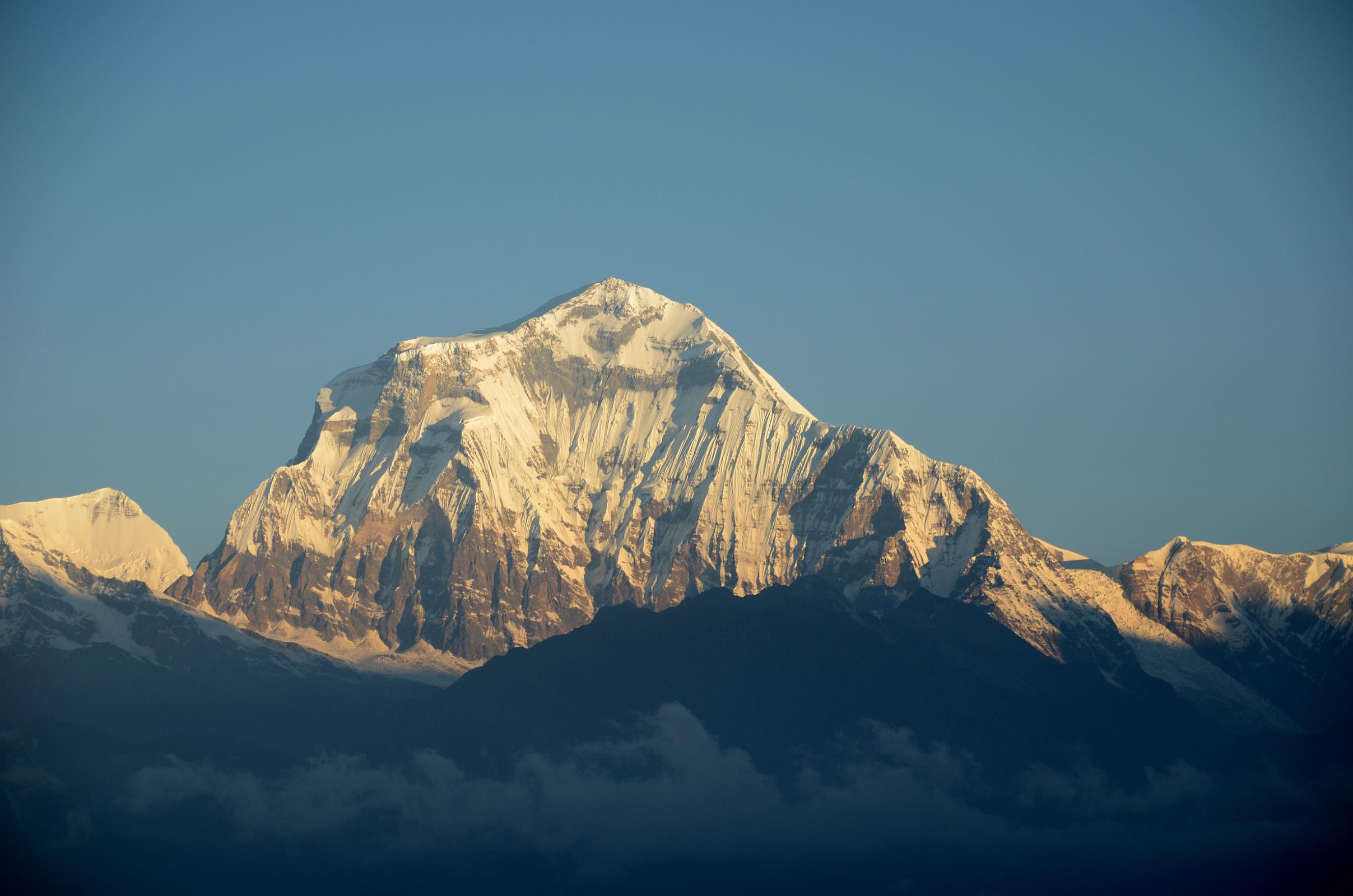 Poon Hill 23 Dhaulagiri Just After Sunrise 